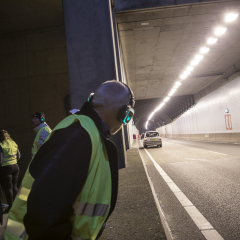 Bezoek aan Westerscheldetunnel tijdens onderhoud