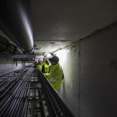 Bezoek aan Westerscheldetunnel tijdens onderhoud