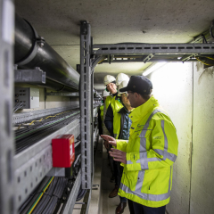 Bezoek aan Westerscheldetunnel tijdens onderhoud